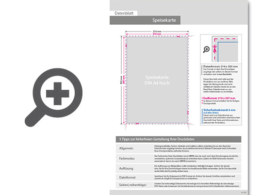 Product Bild speisekarte_mit_3-fach_drahtheftung__endformat_din_a4__24-seitig