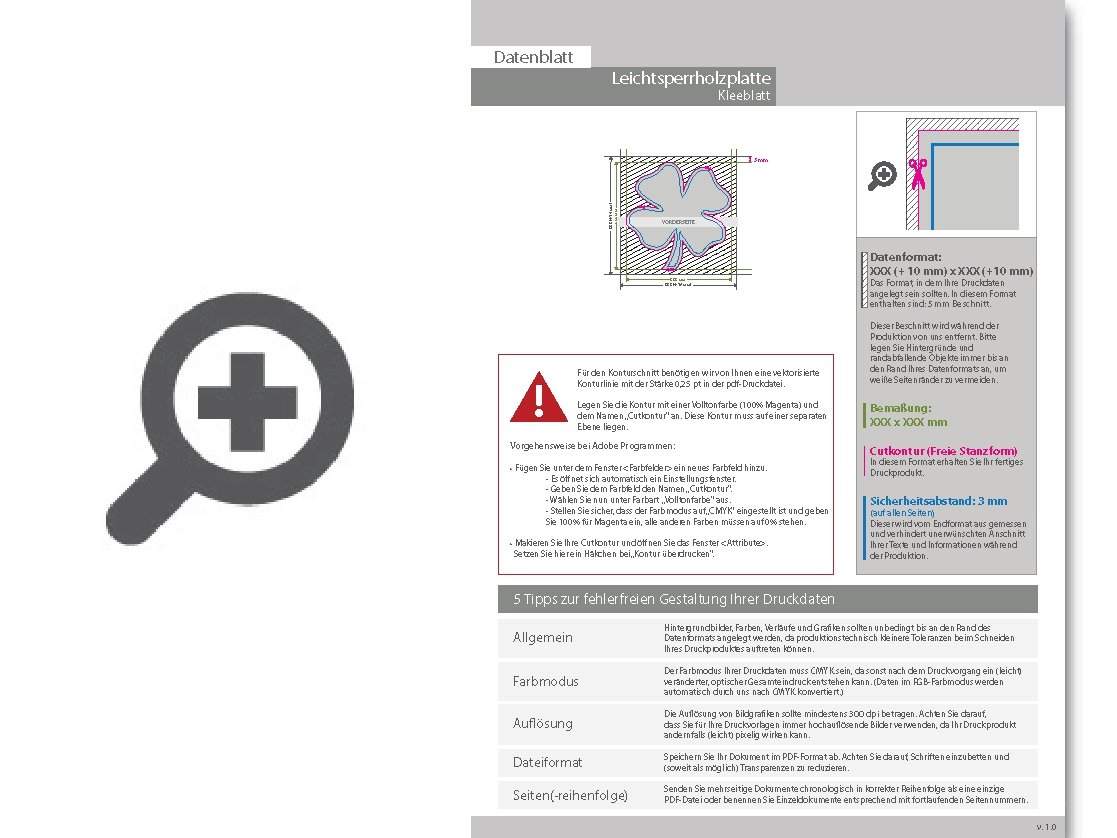 Product Bild leichtsperrholzplatte_in_kleeblatt-form_konturgefr__st___einseitig_4_0-farbig_bedruckt
