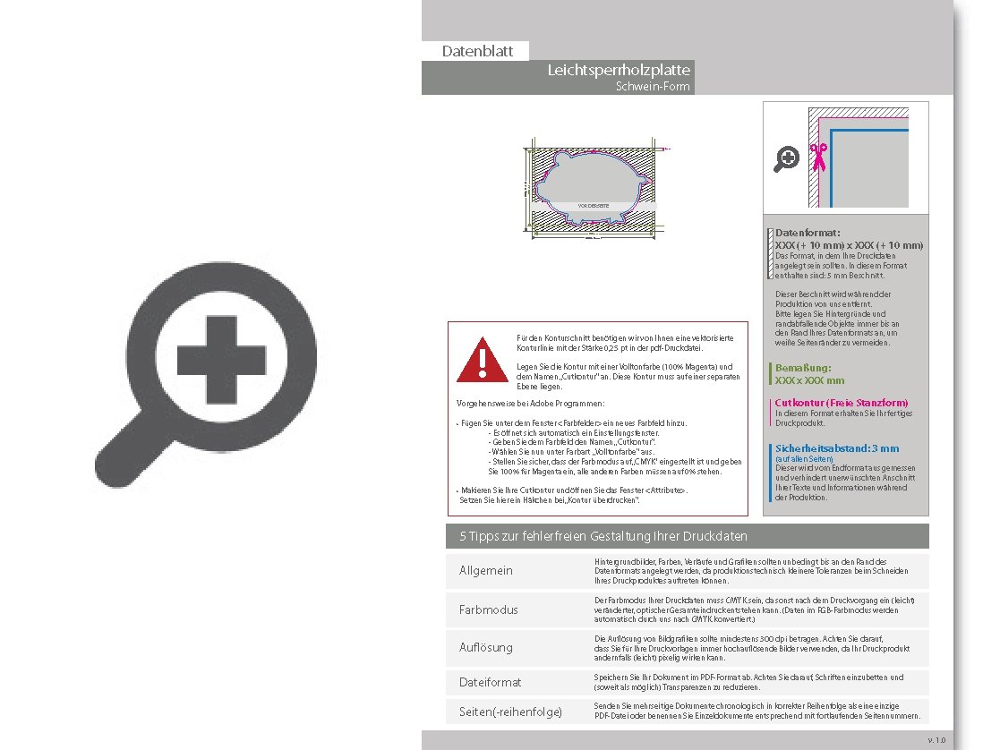 Product Bild leichtsperrholzplatte_in_schwein-form_konturgefr__st___einseitig_4_0-farbig_bedruckt